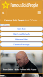 Mobile Screenshot of famousbaldpeople.com